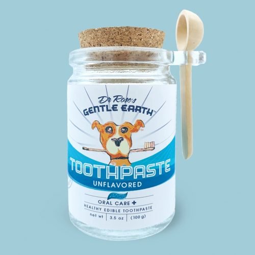 Container of Dr. Rose's Gentle Earth Natural Vegan Dog Toothpaste(unflavored)
